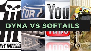 DYNA VS SOFTAIL  LETS GET READY TO RUMBLE [upl. by Xam]