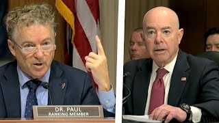 VIRAL Rand Paul DESTROYS Mayorkas [upl. by Nonrev]