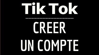 CREER compte TIK TOK MUSICALLY comment installer Tik Tok Musically [upl. by Nilrah]