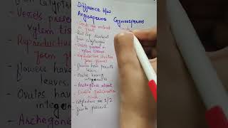 Difference between Angiosperm GymnospermAngiosperm Vs Gymnosperm Biology Neet Crash Course [upl. by Radford415]