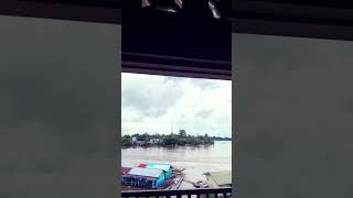 Sungai di pagi hari sungai borneokalimantan shortvideo nature river [upl. by Girand]