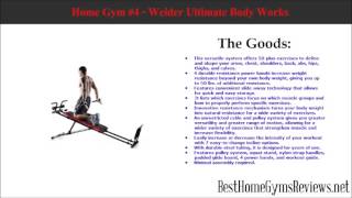 Best Home Gyms Reviews Weider Ultimate Body Works [upl. by Kei]