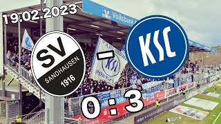 SV Sandhausen  Karlsruher SC  19022023 [upl. by Gretta]