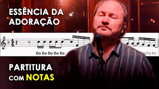 Essência da Adoração  Partitura com Notas para Flauta Doce Violino  David Quinlan [upl. by Grete]