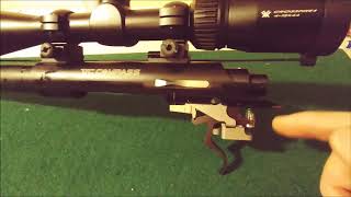 Thompson Center Compass 16 trigger job in 5 minutes 65 creedmoor 2018E12 [upl. by Laenaj]