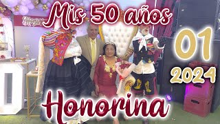 🍷🎂 Mis 50 Años Honorina Mendoza Contreras 2024  DVD 01 [upl. by Naehs]