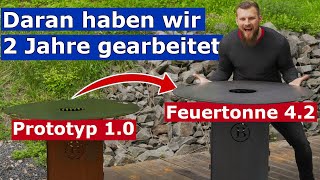 Wir haben den besten Feuerplattengrill  Feuertonne der Welt entwickelt [upl. by Atwekk569]