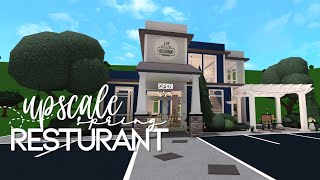 Bloxburg  Upscale Spring Restaurant  100k  Speedbuild [upl. by Aiuqram]