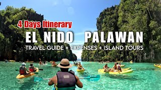 EL NIDO PALAWAN  Ultimate Travel Guide  Expenses  ISLAND TOURS A B C AND NACPAN BEACH ENG SUB [upl. by Vani]