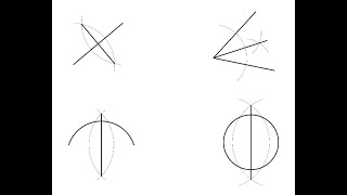 BISECTING LINE ARC CIRCLE AND ANGLE [upl. by Elma918]