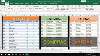 😱como hacer un INVENTARIO y llevar un CONTROL de ENTRADAS Y SALIDAs contabilidad emprendedores 2 [upl. by Hevak]