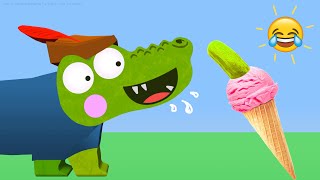 Silly Crocodile and The Pickle Ice Cream [upl. by Kola]