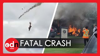 Shocking Footage Showing Canadian Snowbird Jet Crashing into Residential Area [upl. by Lletnahc]