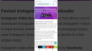 Save Insta App [upl. by Papke158]