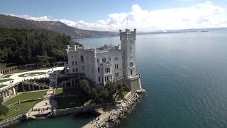 Castello di Miramare Interno ed Esterno  Trieste Drone [upl. by Arondel]