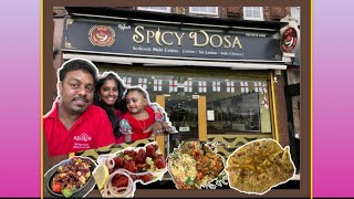 Royale Spicy Dosa  London 🇬🇧 Gantshill [upl. by Bixler]