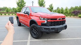 2023 Chevrolet Silverado 1500 ZR2 Bison Start Up Walkaround Test Drive and Review [upl. by Eojyllib]