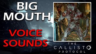 The Callisto Protocol Big Mouth Voice Sounds [upl. by Tristis97]