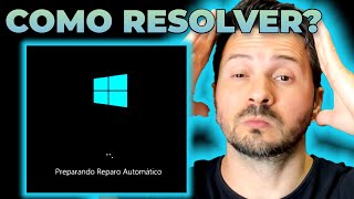 Reparo Automático Windows 10 Como resolver loop infinito Reparação Automática travando [upl. by Hollingsworth]