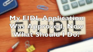 My EIDL Application Was Approved Now What Should I Do [upl. by Dloraj]