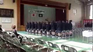 平成25年度 宮城県宮城広瀬高等学校 卒業式（201431）の一コマ [upl. by Leahcimnoj619]