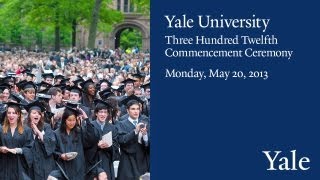 Yale Commencement Ceremony 2013 [upl. by Anua]