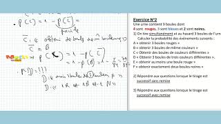 Exercice résolu sur la probabilité [upl. by Roberts]