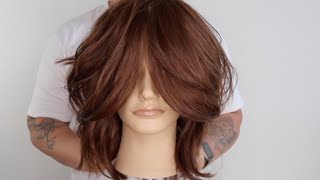 HOW TO CUT SQUARE LAYERS HAIRCUT TUTORIAL [upl. by Ahsenwahs]