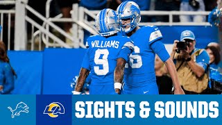 Jared Goff micd up  Extended Sights and Sounds Lions vs Rams  2024 Week 1 [upl. by Amadas]