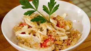 Bob le Chef  Salade de quinoa  Recette Végétarienne [upl. by Kcerb]