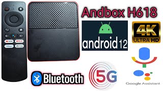 Andbox power H618 andbox tv box  android 4k tv box  best Android 4k setup box [upl. by Rothstein]