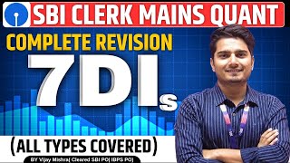 🔥🔥SBI Clerk Mains Quant  Complete DI All Types  Logical Arithmetic amp Caselet  Vijay Mishra [upl. by Cadmarr843]