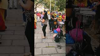 Linda Muchachita Combo Cumbianderos Bailarines Plaza Libertad audistreetvlog [upl. by Gerta]