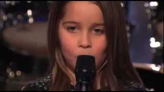 NIÑA DE 6 AÑOS CANTA BLACK METAL  Americas Got Talent [upl. by Gentille]