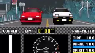 Initial D Another Stage AE86 vs Shingo Shoji EG6 [upl. by Odlabso]