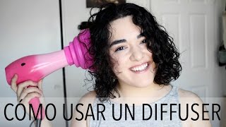 Cómo Usar un Diffuser en Cabello RizadoOndulado  Laura Neuzeth [upl. by Aramaj]