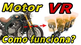 Motores VR  Como funciona Horex VR6 Motor de 6 Cilindros em VR [upl. by Knobloch]