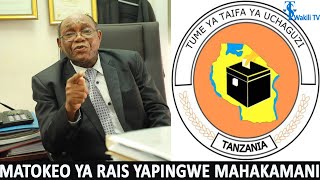 Msajili wa Vyama vya Siasa Mstaafu ataka matokeo ya Rais yapingwe mahakamani [upl. by Aenahs]