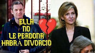 ✅Habla la infanta Cristina Ni perdón ni reconciliación con Urdangarín habrá divorcio👑🥴 [upl. by Yeoz]