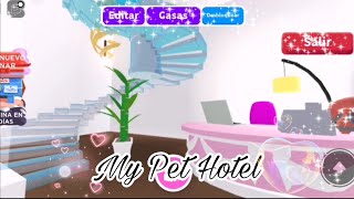 A tour to my Pet Hotel  my shop house  adopt me Roblox [upl. by Sjoberg]