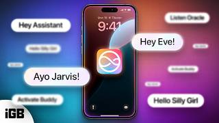 Change Siri Name in iOS 18 Use Custom Phrases Instead of Hey Siri [upl. by Akemej]