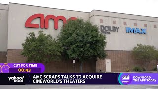 AMC scraps plans to acquire Cineworld theaters [upl. by Imoyn]