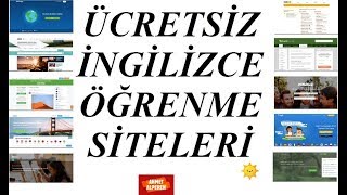 ÜCRETSİZ İNGİLİZCE ÖĞRENME SİTELERİ [upl. by Davidde]