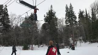 Rescue of Boy Hanging from Ski Lift in Utah  Full Video [upl. by Orsini]