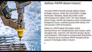 Tugas Gilang Maulana ABRASIVE WATER JET MACHINING proses produksi 2 [upl. by Bird]