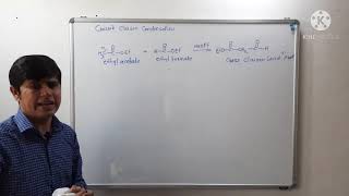 Cross Claisen Condensation Reaction [upl. by Drawd391]