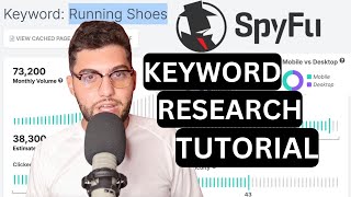 SpyFu Keyword Research Tutorial 2024 For Beginners [upl. by Nanfa]