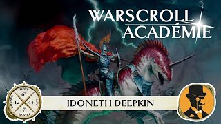 Warscroll Académie  Idoneth Deepkin [upl. by Norihs]