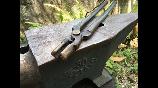 Trying Cheap Acciaio Anvil to Forge a Tong [upl. by Atnuahs]