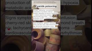 Cyanide poisoning [upl. by Mikol]